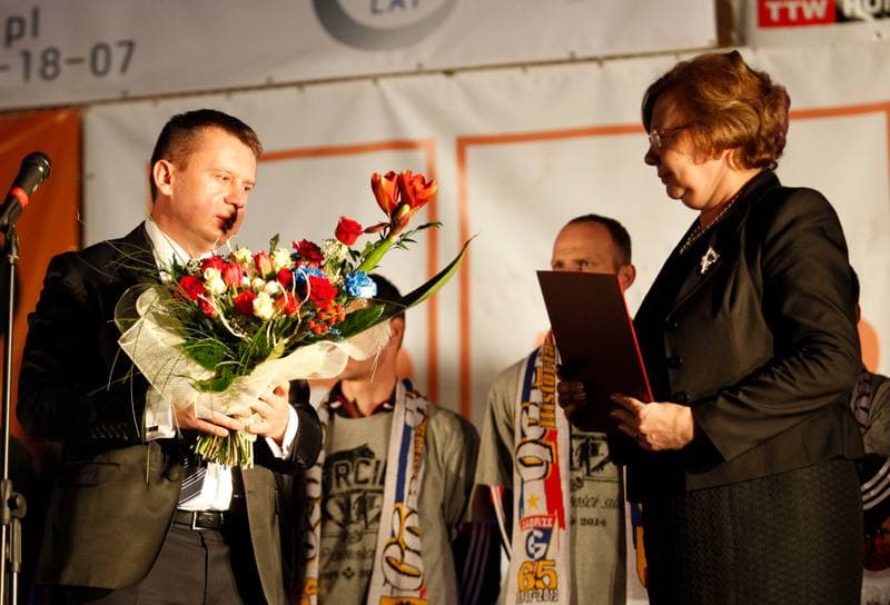 Football. Gornik Zabrze. Team Presentation. 08.02.2014