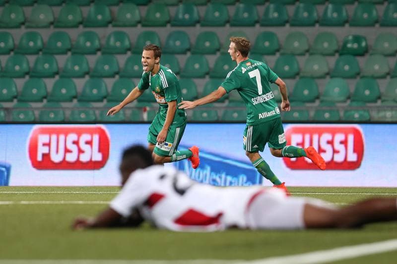 Football. UEFA Europa League. AS Trencin - Rapid Wien. 18.08.2016