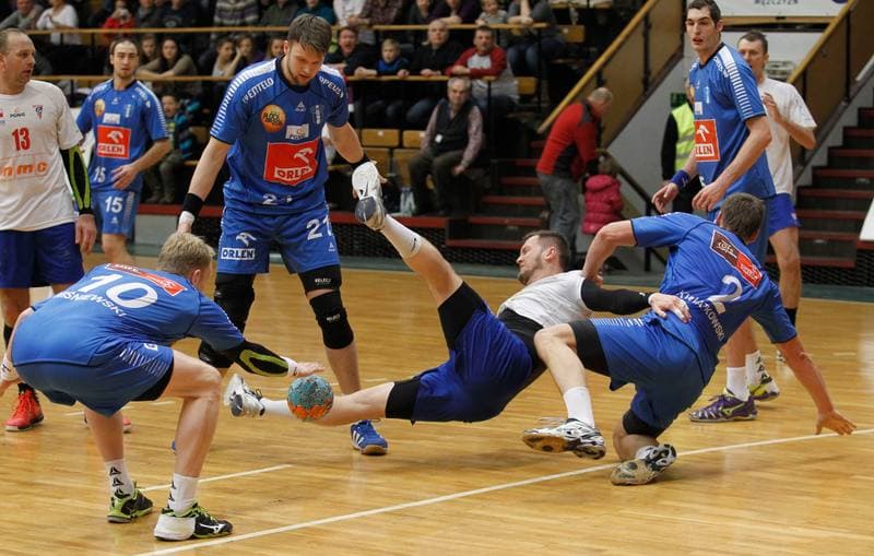 Handball. PGNiG Superliga. Gornik Zabrze - Wisla Plock. 01.02.2014