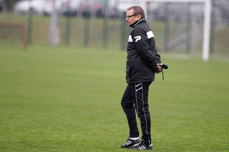 Football. Zaglebie Sosnowiec. Training. 03.10.2016