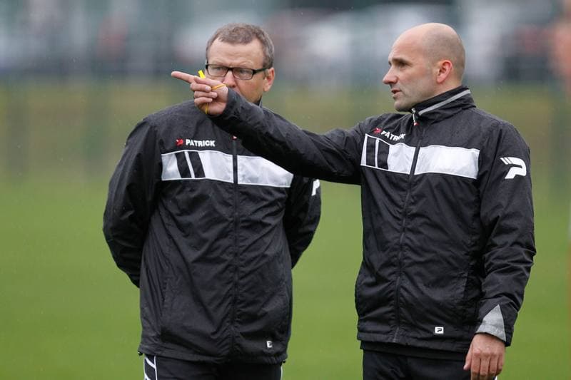 Football. Zaglebie Sosnowiec. Training. 03.10.2016
