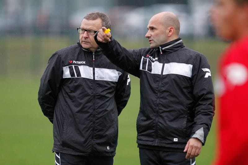 Football. Zaglebie Sosnowiec. Training. 03.10.2016