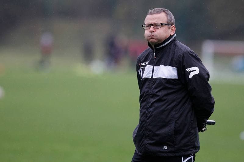 Football. Zaglebie Sosnowiec. Training. 03.10.2016