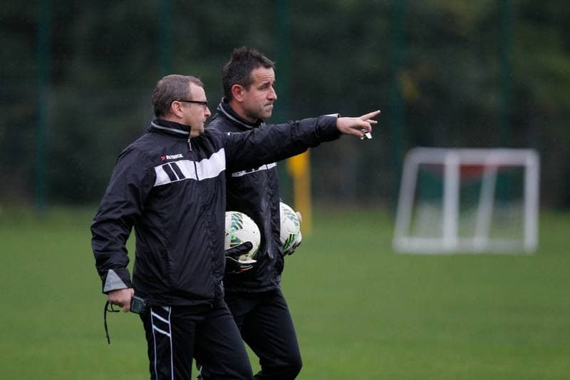 Football. Zaglebie Sosnowiec. Training. 03.10.2016