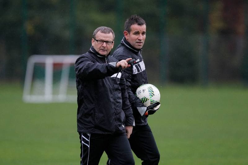 Football. Zaglebie Sosnowiec. Training. 03.10.2016