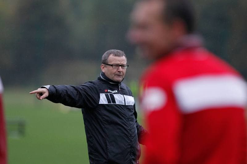 Football. Zaglebie Sosnowiec. Training. 03.10.2016