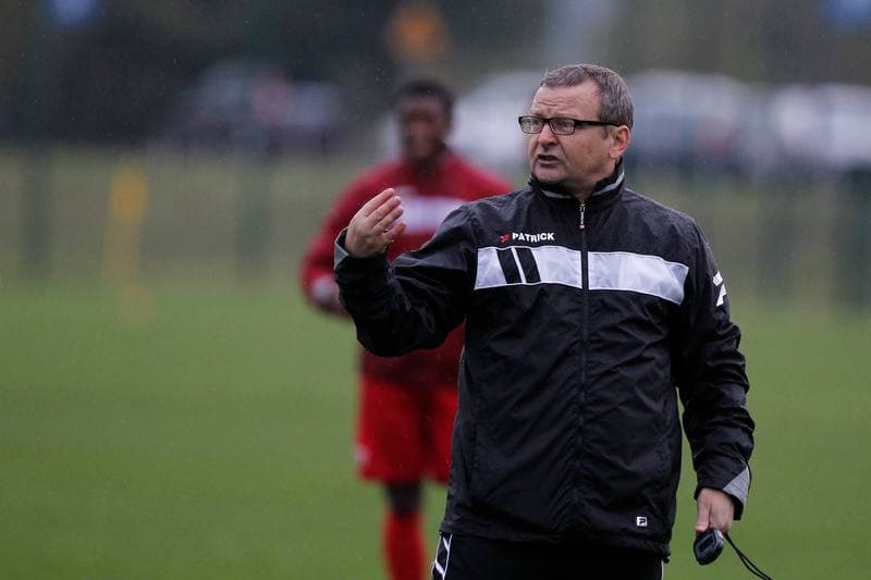 Football. Zaglebie Sosnowiec. Training. 03.10.2016