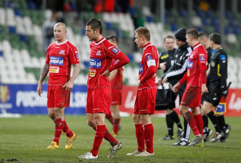 Football. T-Mobile Ekstraklasa. Podbeskidzie Bielsko Biala - Legia Warsaw. 01.12.2013