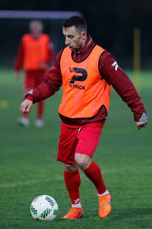 Football. Zaglebie Sosnowiec. Training. 03.10.2016