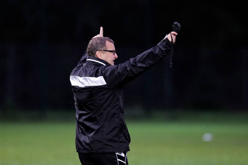 Football. Zaglebie Sosnowiec. Training. 03.10.2016