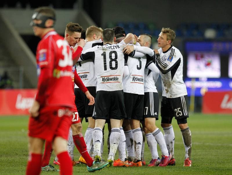 Football. T-Mobile Ekstraklasa. Podbeskidzie Bielsko Biala - Legia Warsaw. 01.12.2013