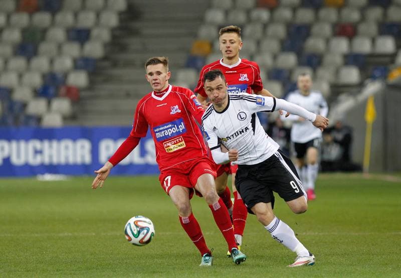 Football. T-Mobile Ekstraklasa. Podbeskidzie Bielsko Biala - Legia Warsaw. 01.12.2013