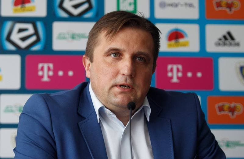 Football. Piast Gliwice. Press Conference. 25.09.2014