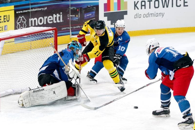 Ice Hockey. Polska Hokej Liga. GKS Katowice - SMS PZHL Sosnowiec. 07.10.2016