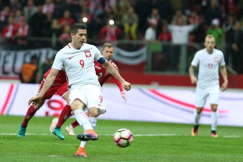 Football. World Cup Qualifiers. Poland - Denmark. 08.10.2016