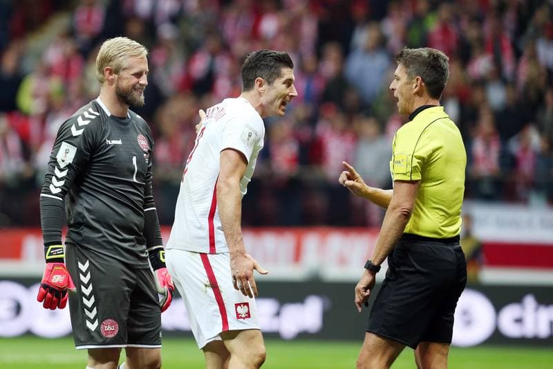Football. World Cup Qualifiers. Poland - Denmark. 08.10.2016