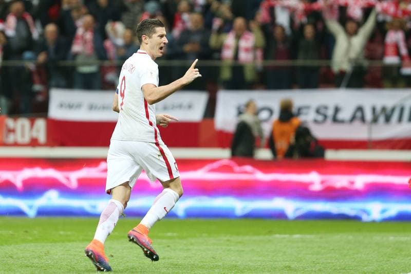 Football. World Cup Qualifiers. Poland - Denmark. 08.10.2016