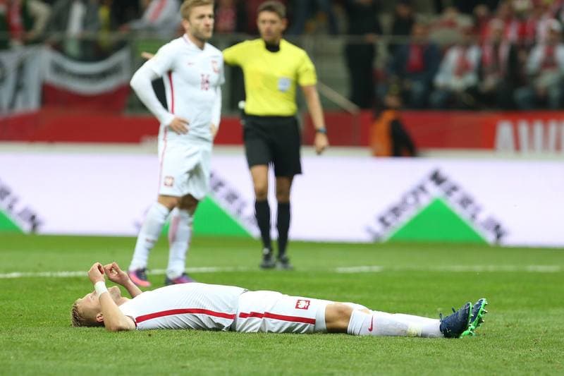 Football. World Cup Qualifiers. Poland - Denmark. 08.10.2016