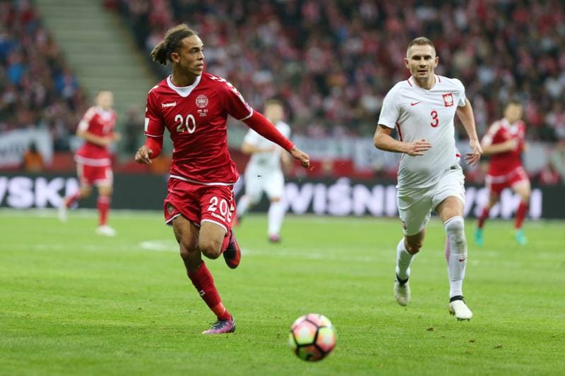 Football. World Cup Qualifiers. Poland - Denmark. 08.10.2016