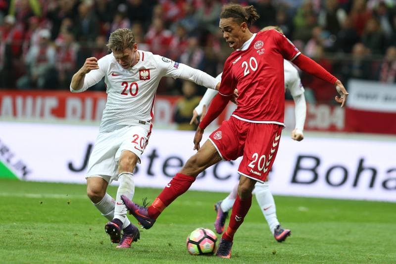 Football. World Cup Qualifiers. Poland - Denmark. 08.10.2016
