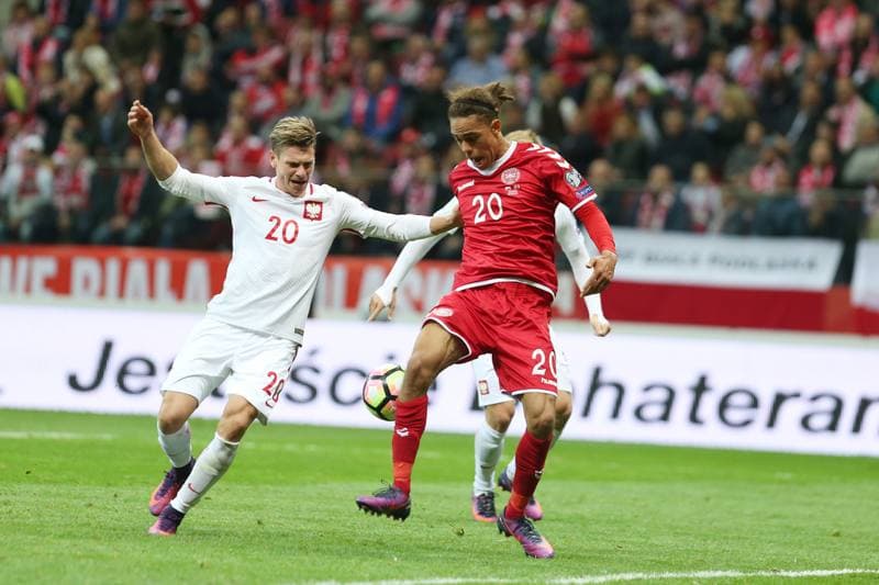 Football. World Cup Qualifiers. Poland - Denmark. 08.10.2016