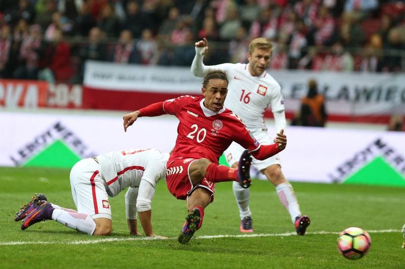 Football. World Cup Qualifiers. Poland - Denmark. 08.10.2016