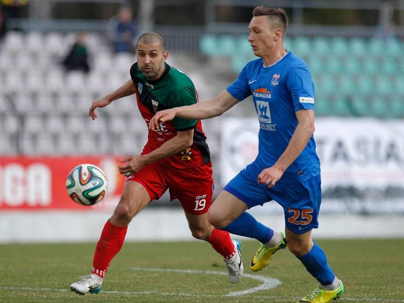 Football. I Liga. GKS Tychy - Termalica Bruk Bet Nieciecza. 28.03.2015