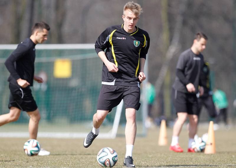 Football. GKS Katowice. Training. 28.05.2015