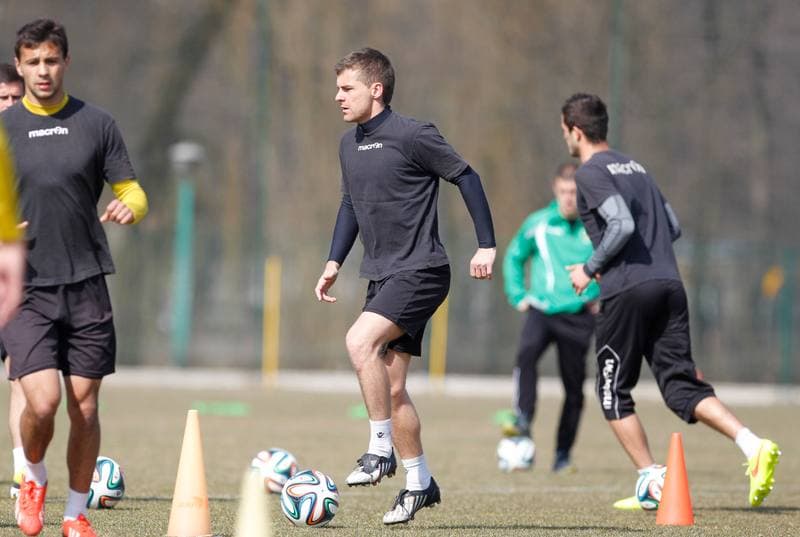 Football. GKS Katowice. Training. 28.05.2015