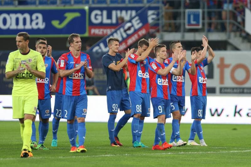 Football. Lotto Ekstraklasa. Piast Gliwice - Pogon Szczecin. 20.08.2016