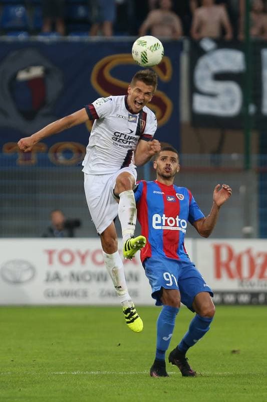 Football. Lotto Ekstraklasa. Piast Gliwice - Pogon Szczecin. 20.08.2016
