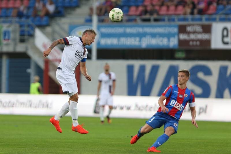 Football. Lotto Ekstraklasa. Piast Gliwice - Pogon Szczecin. 20.08.2016