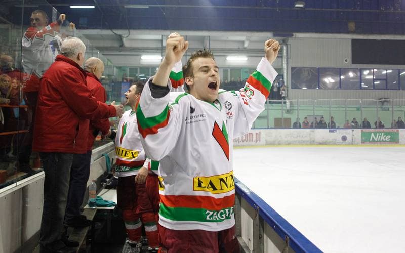 Ice Hockey. I Liga. Zaglebie Sosnowiec - Nesta Torun. 22.03.2015