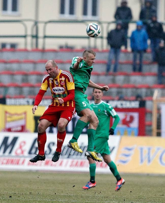 Football. I Liga. Chojniczanka Chojnice - GKS Katowice. 21.03.2015