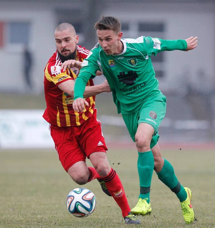 Football. I Liga. Chojniczanka Chojnice - GKS Katowice. 21.03.2015
