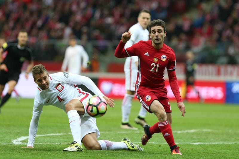 Football. World Cup Qualifiers. Poland - Armenia. 11.10.2016