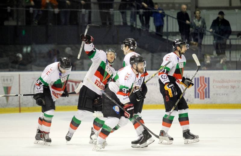 Ice Hockey. Polska Hokej Liga. GKS Tychy - Ciarko KH Sanok. 23.01.2015