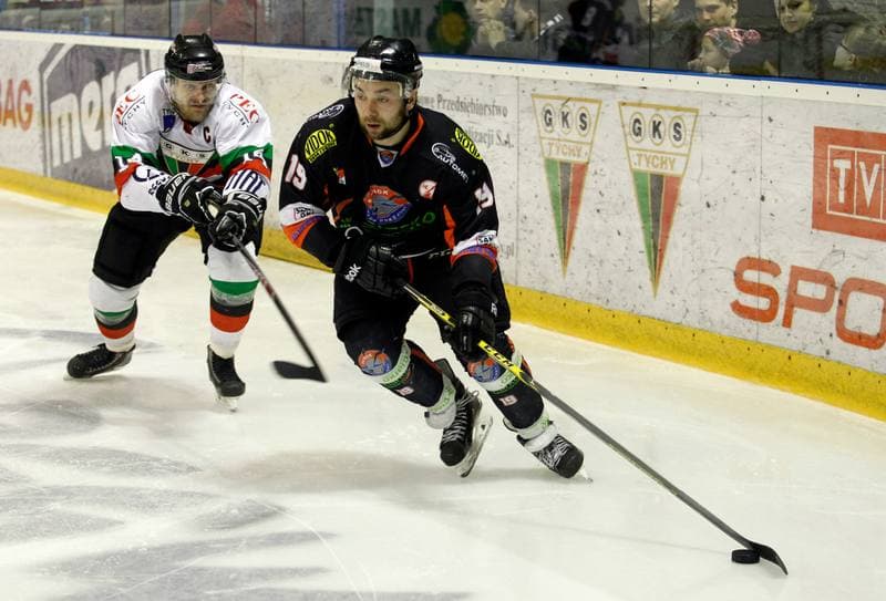 Ice Hockey. Polska Hokej Liga. GKS Tychy - Ciarko KH Sanok. 23.01.2015