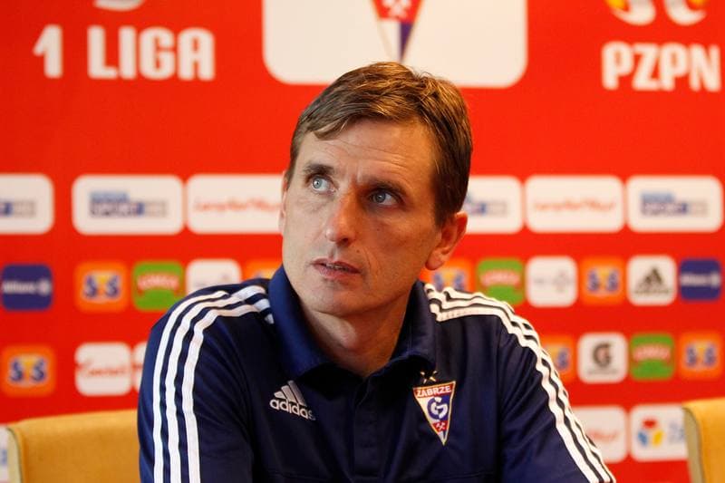 Football. Gornik Zabrze. Press Conference. 14.10.2016