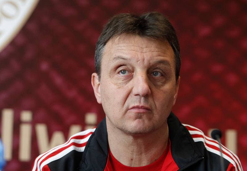 Football. Piast Gliwice. Press Conference. 20.03.2015