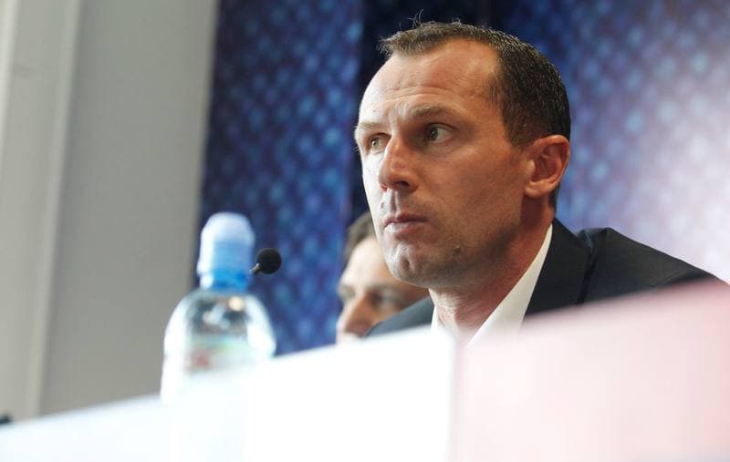 Football. Piast Gliwice. Press Conference. 20.03.2015