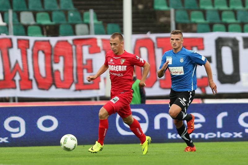 Football. I Liga. Zaglebie Sosnowiec - Sandecja Nowy Sacz. 21.08.2016
