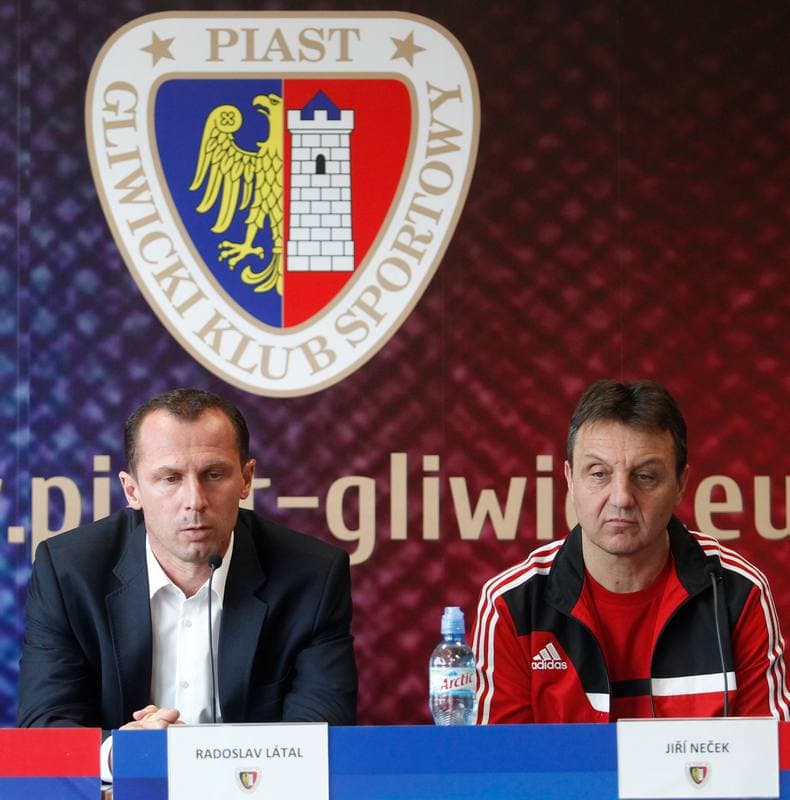 Football. Piast Gliwice. Press Conference. 20.03.2015