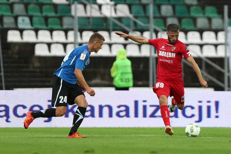 Football. I Liga. Zaglebie Sosnowiec - Sandecja Nowy Sacz. 21.08.2016