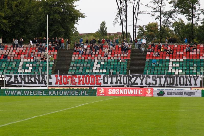 Football. I Liga. Zaglebie Sosnowiec - Sandecja Nowy Sacz. 21.08.2016