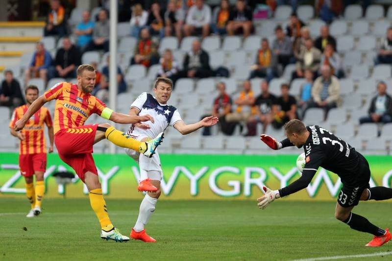 Football. Lotto Ekstraklasa. Korona Kielce - Wisla Krakow. 22.08.2016
