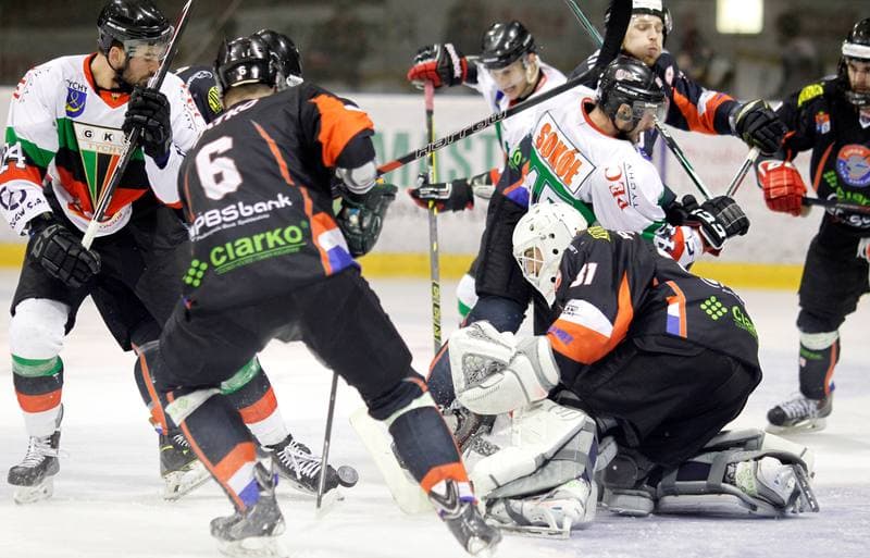 Ice Hockey. Polska Hokej Liga. GKS Tychy - Ciarko KH Sanok. 23.01.2015