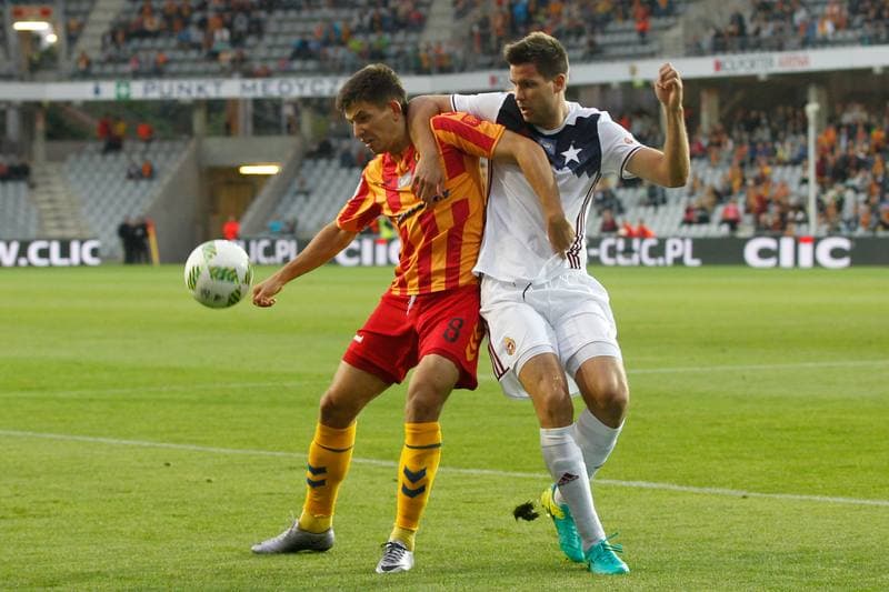 Football. Lotto Ekstraklasa. Korona Kielce - Wisla Krakow. 22.08.2016