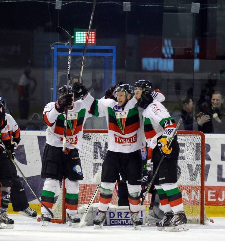Ice Hockey. Polska Hokej Liga. GKS Tychy - Ciarko KH Sanok. 23.01.2015