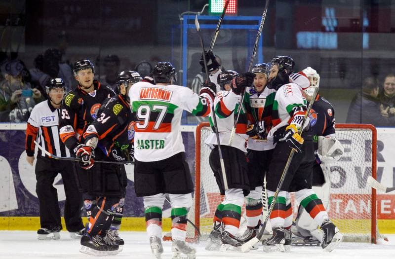 Ice Hockey. Polska Hokej Liga. GKS Tychy - Ciarko KH Sanok. 23.01.2015
